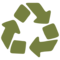 Recycling Symbol emoji on Google